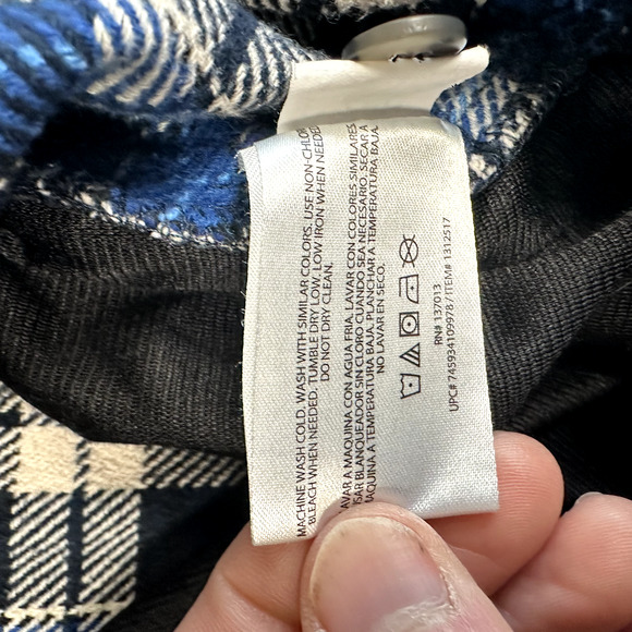 Orvis Shirt Men's XL Plaid Shacket Button Up Plaid 100%‎ Cotton Jacket Outdoors - Picture 11 of 12